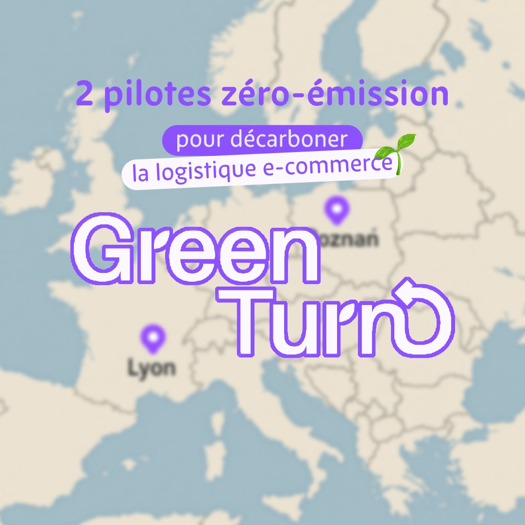 Pick&amp;Smile rejoint le projet européen Green Turn pour une logistique e-commerce plus durable ! 

Deux tests vont être menés à : 
📍 Lyon 
 📍Poznań  

Objectif : réduire les émissions carbone tout en gardant proximité, simplicité et performance.

#greenturn #logistique #ecommerce