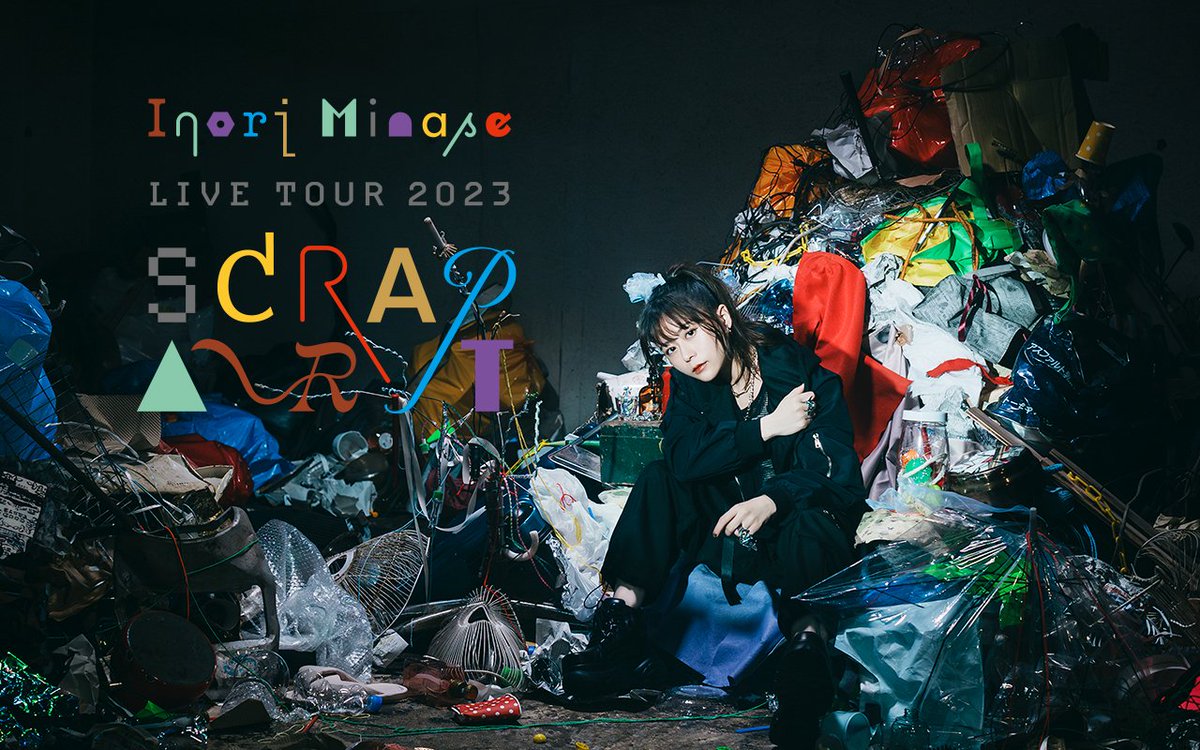 水瀬いのり/Inori Minase LIVE TOUR SCRAP ART Inori Minase LIVE TOUR SCRAP ART  水瀬いのり 水瀬いのり　SCRAP ART キャップ