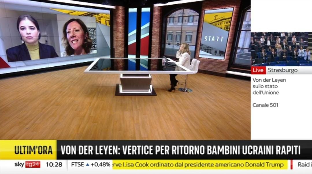 Oggi ospite di <a href="/giopank/">Giovanna Pancheri</a> a #Start <a href="/SkyTG24/">Sky tg24</a> per commentare il discorso di #vonderLeyen a #Strasburgo #soteu2025 🇪🇺 👇