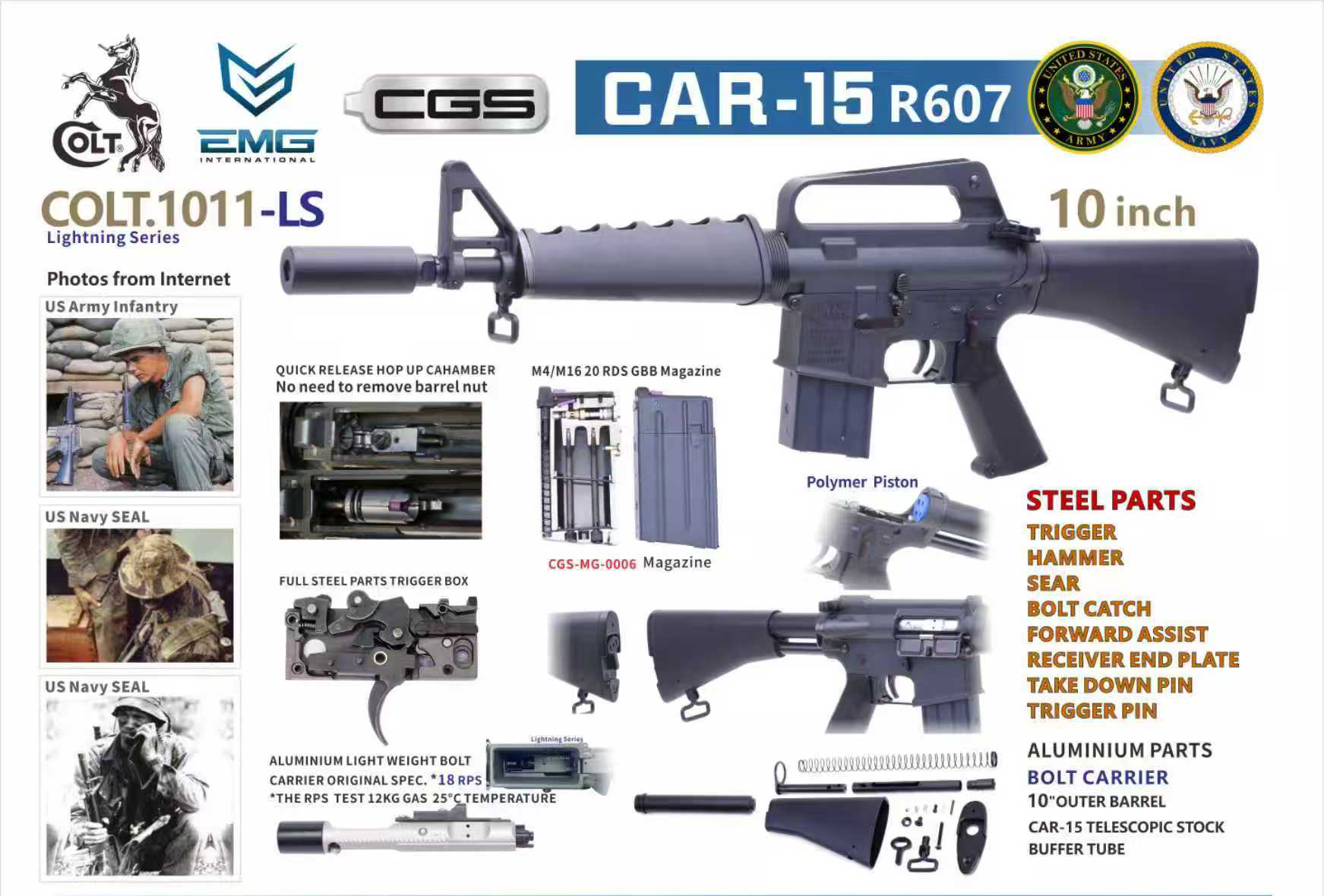ヴィンテージ銃　LS製　M-177　COLT AR-15　ガスガン　日本製 ヴィンテージ銃 LS製 M-177 COLT AR-15 ガスガン 日本製