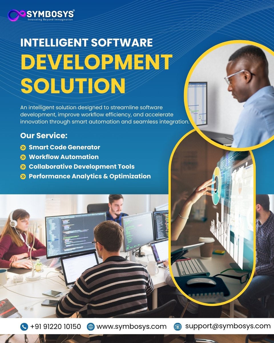 SymbosysTech's tweet image. 🚀 Transform your ideas into powerful realities with Symbosys Development Solutions!
From web & app development to customized software – we create solutions that drive growth, innovation, and success.
#Symbosys #DevelopmentSolutions #TechInnovation #ranchi_the_heart_of_jharkhand