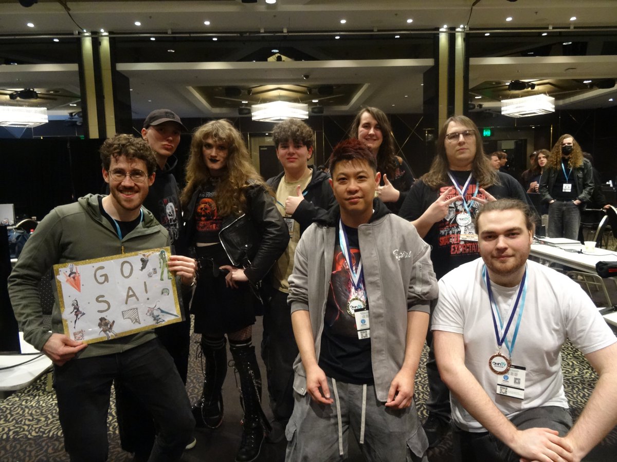 TAJgarou's tweet photo. Here are the Top 8 for The King of Fighters XV at #OHN19. #KOFXV #SNK
1st ChenChen
2nd Omega Trugal
3rd Slash
4th WhyZee
5th Eutro
5th AudioCable
7th Noiscin
7th Giggles https://t.co/jgGmUIOb0D