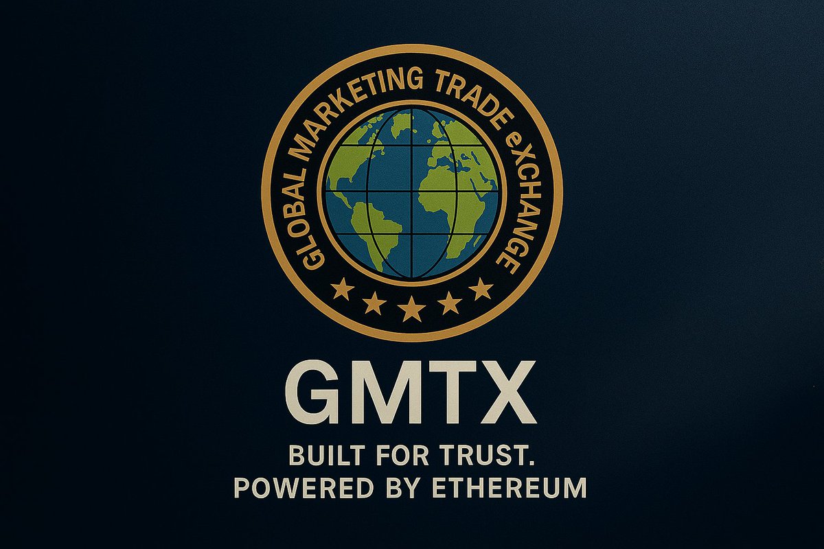 GMTXofficial's tweet photo. GMTX — Built for trust. Powered by Ethereum
A global token for secure payments &amp; seamless crypto trading.
Backed by logic, not hype. Anchored in reality.
#GMTX #Ethereum #CryptoStandard #Web3 https://t.co/WBQzHEKtga