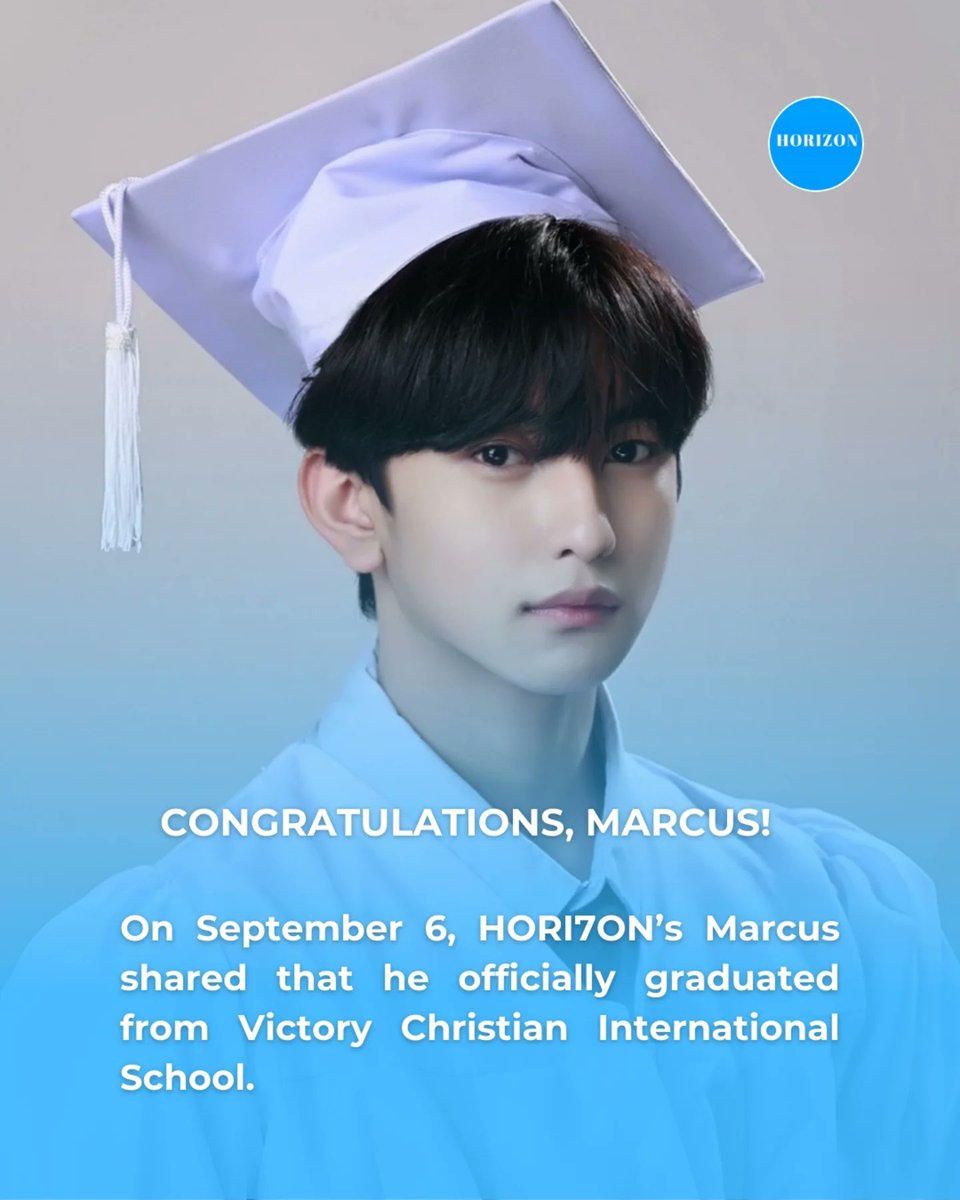 thehori7onfeed's tweet photo. HIGHLIGHTS: CONGRATULATIONS, MARCUS! 🎓

On September 6, HORI7ON’s Marcus Rayden P. Cabais shared that he officially graduated from Victory Christian International School. https://t.co/YtvbKFoi0i