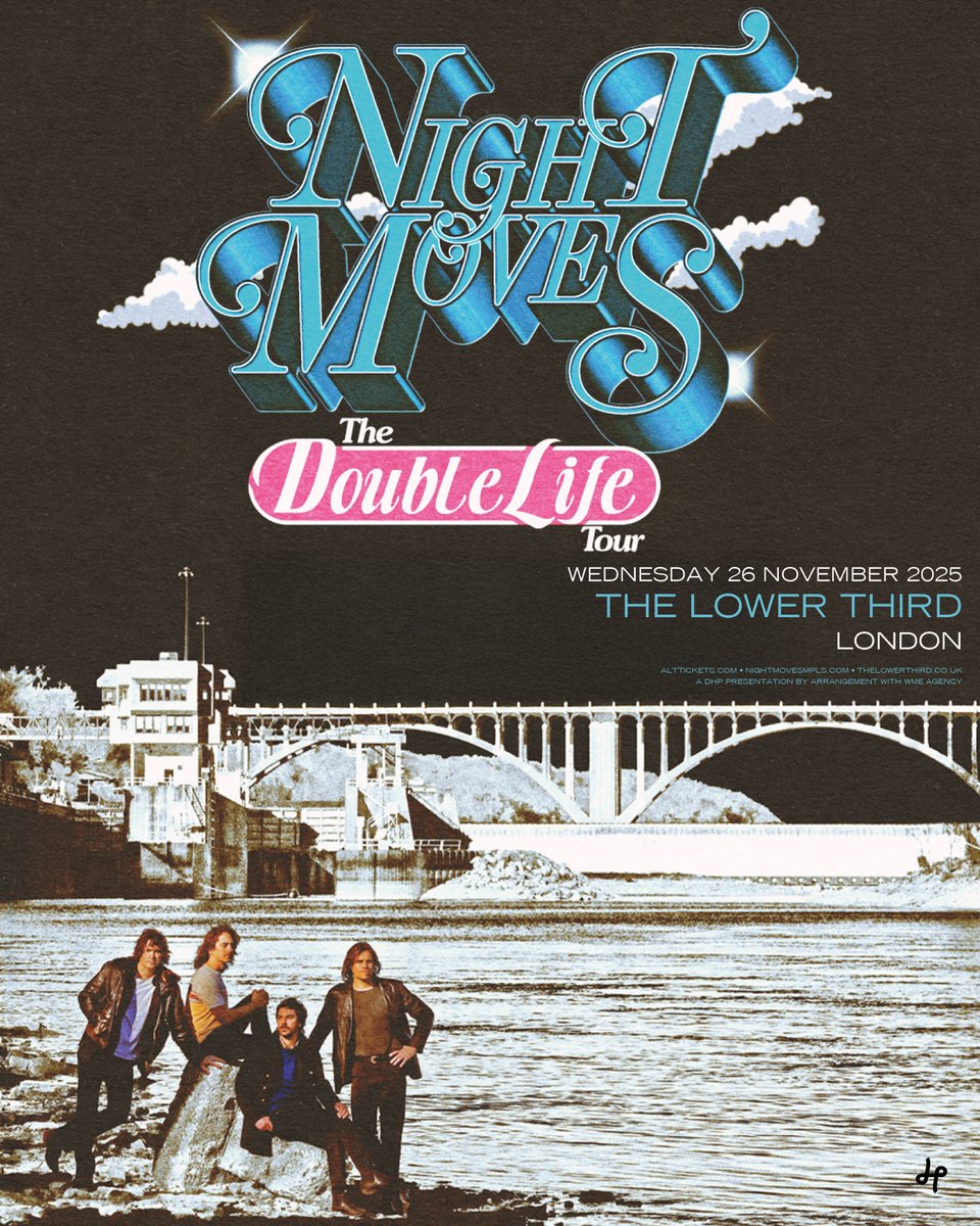 NEW/ With a new album recently added to their impeccable country-soul-psych-rock catalogue, @nightmovesmpls will be stopping off at <a href="/lowerthirdsoho/">The Lower Third</a> on 26th November as part of the 'Double Life' tour!

Tickets go on sale this Friday at 10am, set a reminder: tinyurl.com/323db9kk