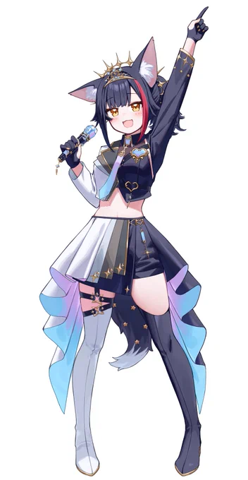 大神ミオ 1stソロライブ開催おめでとうございます!! この絵は依頼を受けてフラスタイラスト専用の絵で 現場に送ってあるはずです! 絵でも応援します! #ミオスパークル #みおーん絵