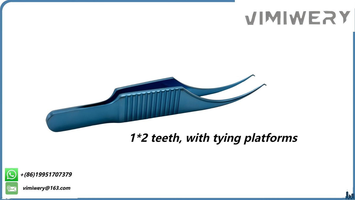 vimimery's tweet image. Harms-Colibri Toothed Forceps,
We offers professional #ophthalmic #surgical #instruments. 1*2 teeth (0.12mm or 0.3mm) with tying platforms, 75mm long. You can contact us for more details.
Email: vimiwery@163.com
ebay.com/usr/vimiwery

 #ophthalmology #tools
#surgerytools #eyes