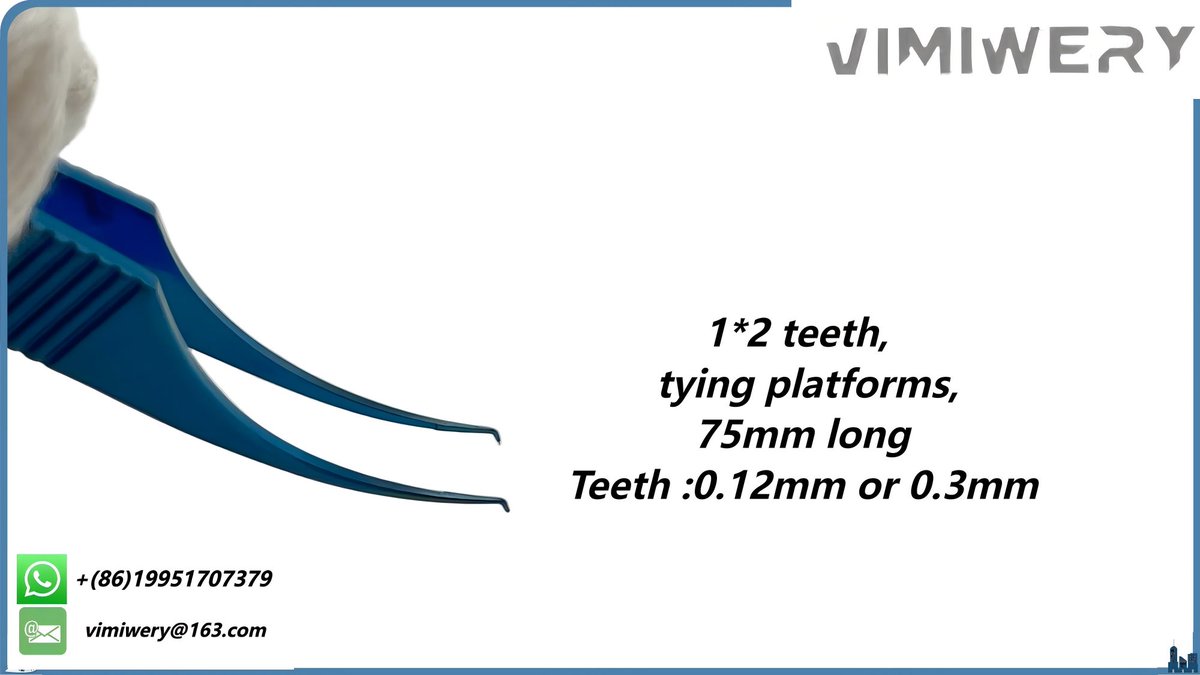 vimimery's tweet image. Harms-Colibri Toothed Forceps,
We offers professional #ophthalmic #surgical #instruments. 1*2 teeth (0.12mm or 0.3mm) with tying platforms, 75mm long. You can contact us for more details.
Email: vimiwery@163.com
ebay.com/usr/vimiwery

 #ophthalmology #tools
#surgerytools #eyes