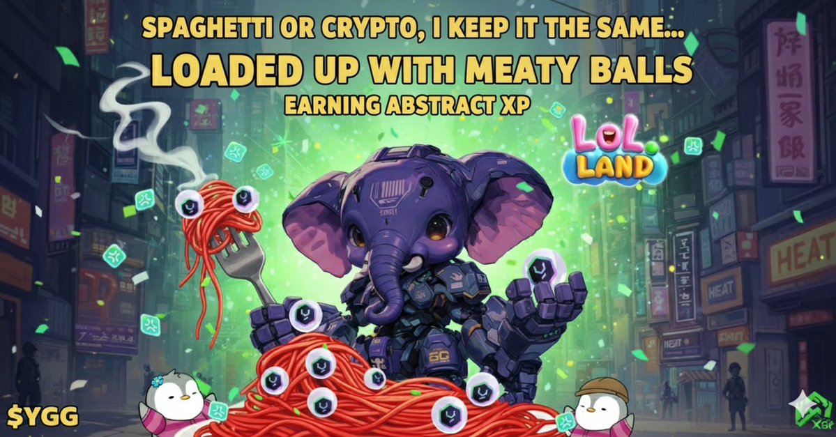 Matt Force (@ppelephantyt) on Twitter photo Spaghetti or crypto, I keep it the same… loaded up with meaty balls.
<a href="/HardResetNFT/">Hard Reset</a> time after a plate of <a href="/LOLLandGame/">LOL Land</a>. $fake friends got meaty balls im sure of it. <a href="/socialsrising/">Socials Rising 🫵</a> likes them fully loaded $YGG.
EARNING <a href="/AbstractChain/">Abstract</a> exp weekly. Play at your own risk😁 Spaghetti or crypto, I keep it the same… loaded up with meaty balls.
<a href="/HardResetNFT/">Hard Reset</a> time after a plate of <a href="/LOLLandGame/">LOL Land</a>. $fake friends got meaty balls im sure of it. <a href="/socialsrising/">Socials Rising 🫵</a> likes them fully loaded $YGG.
EARNING <a href="/AbstractChain/">Abstract</a> exp weekly. Play at your own risk😁