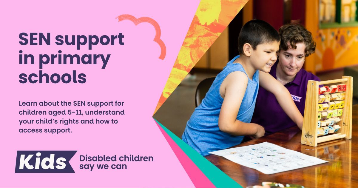 Starting Reception or stepping into a new school year can feel like a big milestone for both parents and children.

Our SEN Support in Primary Schools guide provides practical advice &amp; info to help navigate your child's primary school journey. 

Read here: kids.org.uk/guides/sen-sup…