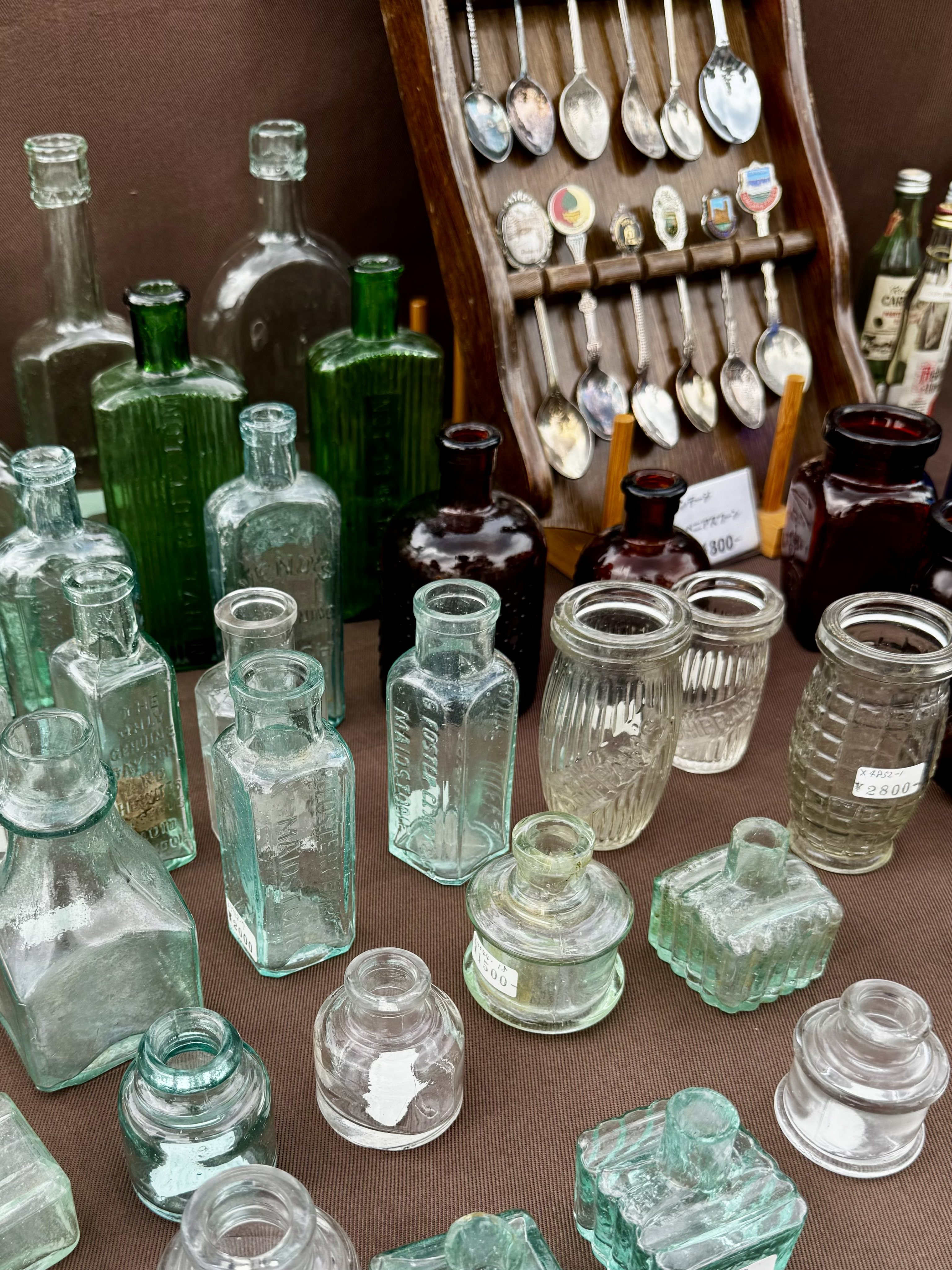 週末限定値下げ　アンティーク　骨董品　ガラスジャー　平安蚤の市 4K」Kyoto Heian Antique Market 1 hour Sightseeing Tour Flea