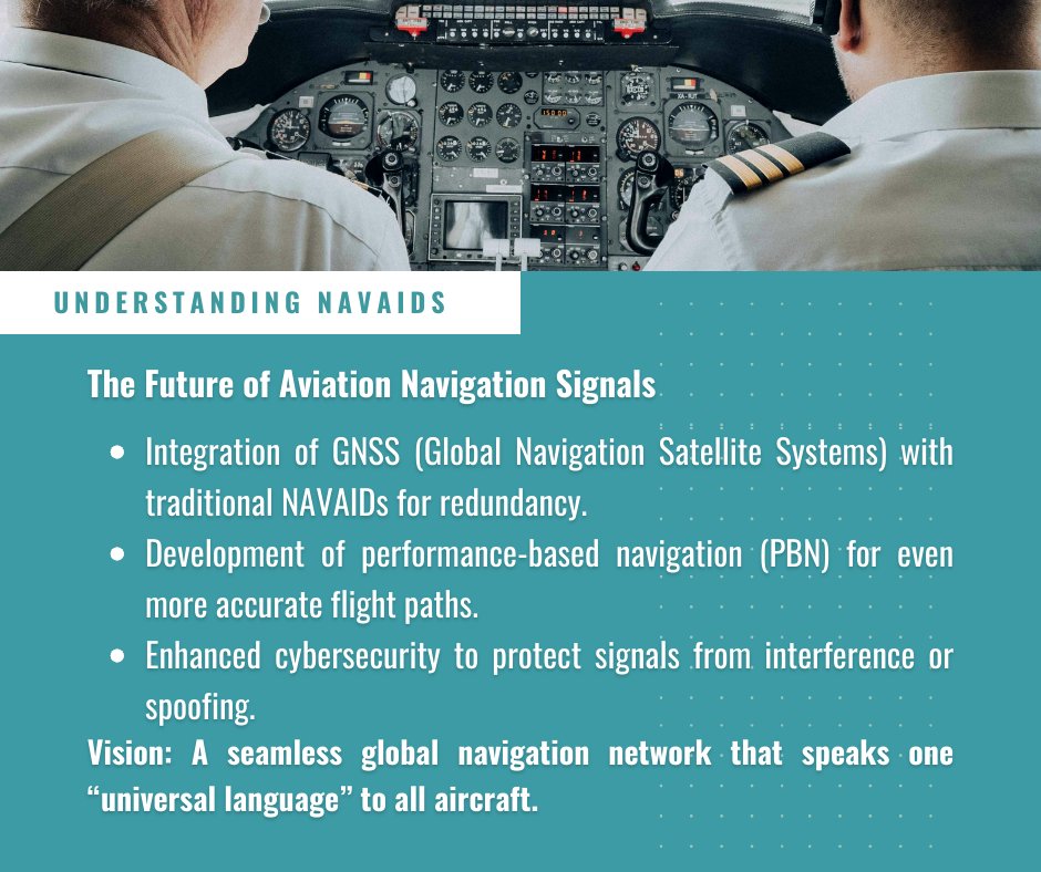AirportGurus's tweet photo. ✈️ Aviation navigation relies on signals like VOR, DME, ILS, and GPS to guide every flight safely. Curious how pilots decode this invisible language? 📡 Swipe to learn more! 👉 https://t.co/YSz5ri8tNV