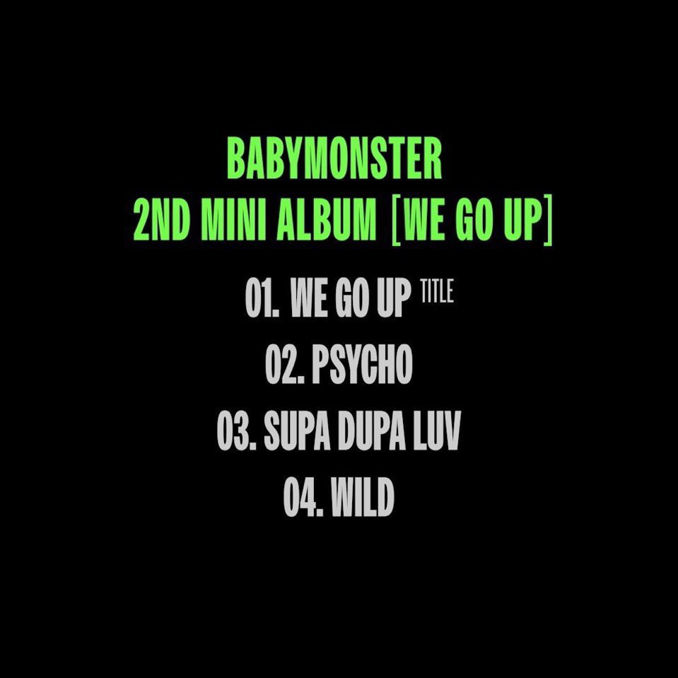 baemonsbase's tweet photo. BABYMONSTER is set to release their 2nd mini album <WE GO UP> in 1 month from today on October 10th. https://t.co/TxmNvRV2FF