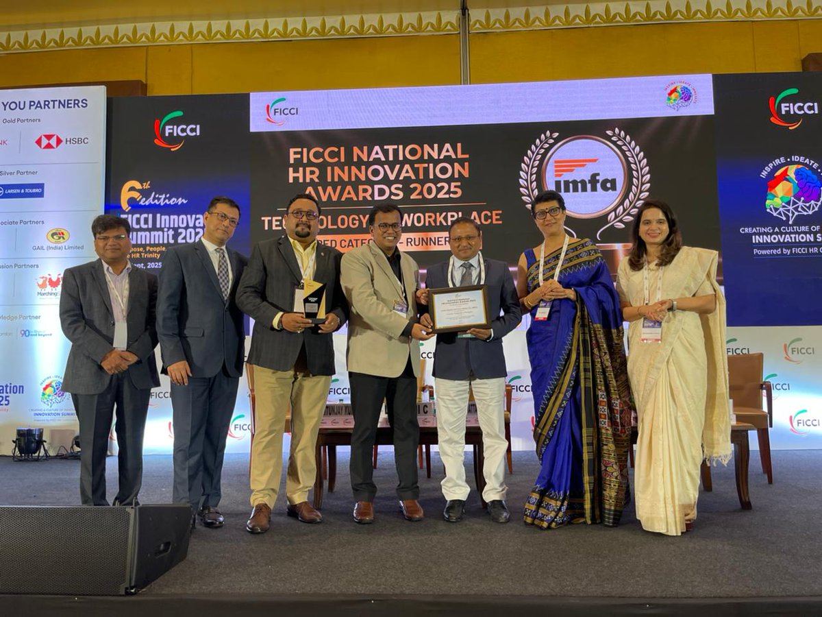 We are proud to be recognised with the FICCI National HR Innovation Award under the category ‘Technology at Workplace’, celebrating our passionate journey of creating people-centric transformation that inspires growth and sustainability.

This honour reflects our commitment to