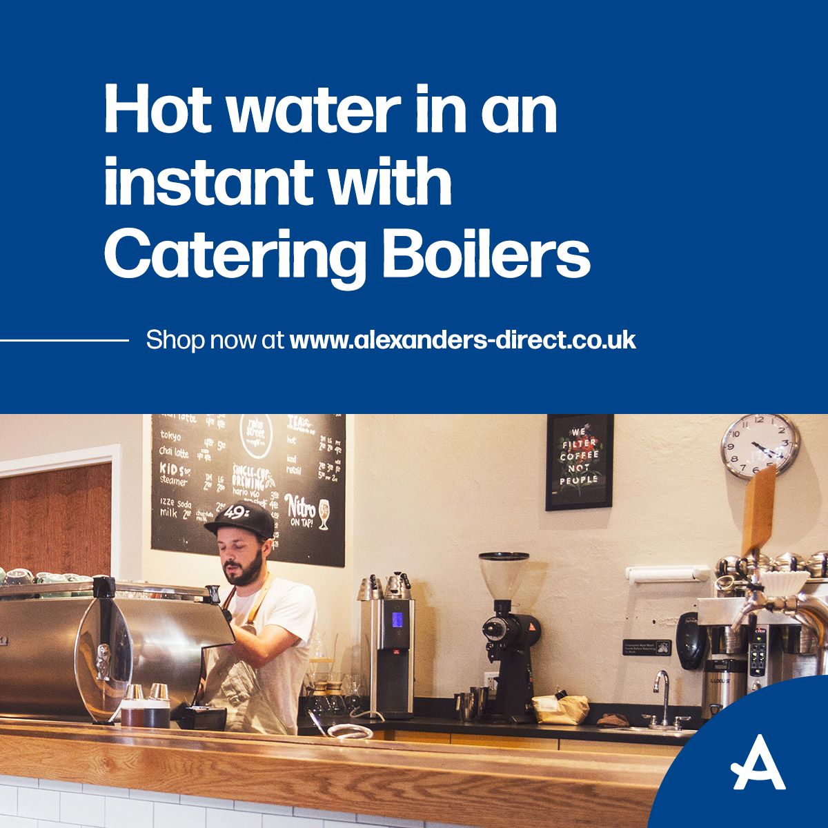 AlxandersDirect's tweet photo. Hot water in an instant with Catering Boilers
Auto-fill, manual-fill, undercounter, wall mounted and more

Shop now at https://t.co/8mjFOmMBMk https://t.co/QsHMwPUPFy