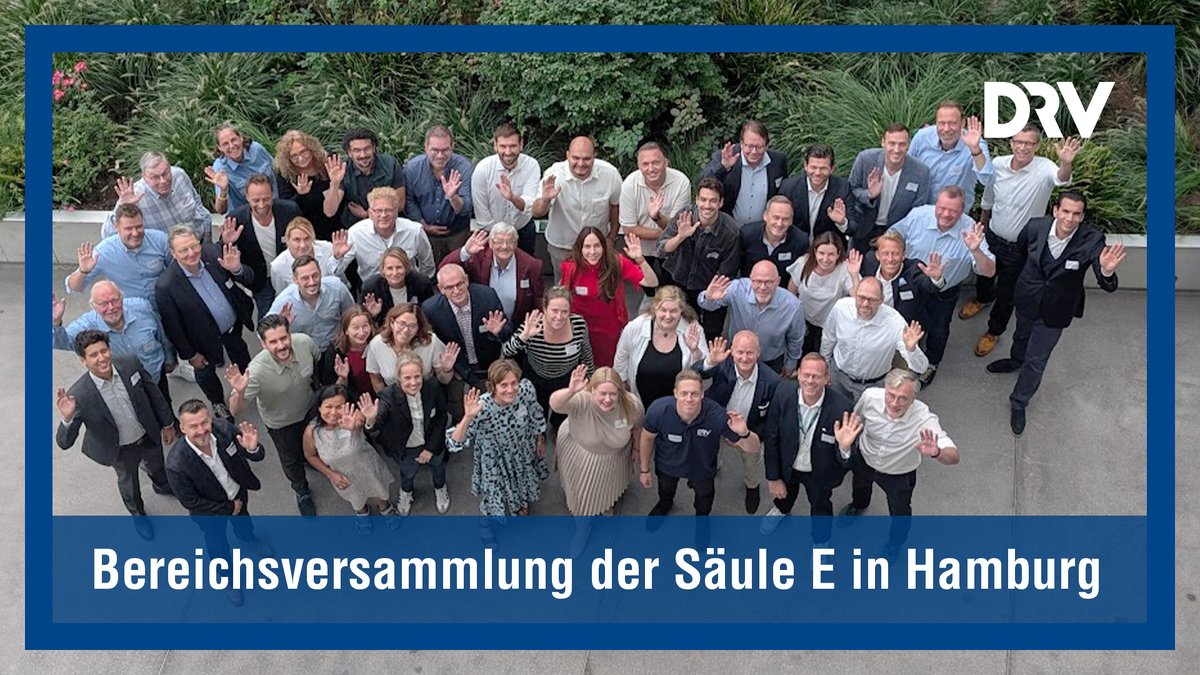 DRV (@drvde) on Twitter photo Bereichsversammlung der assoziierten Mitglieder im #DRV (Säule E) in #Hamburg
Neben den anstehenden Neuwahlen stand ein offener Dialog im Mittelpunkt: Ideen, Verbesserungsvorschläge und Anregungen der Mitglieder für die zukünftige Verbandsarbeit wurden gesammelt und diskutiert. Bereichsversammlung der assoziierten Mitglieder im #DRV (Säule E) in #Hamburg
Neben den anstehenden Neuwahlen stand ein offener Dialog im Mittelpunkt: Ideen, Verbesserungsvorschläge und Anregungen der Mitglieder für die zukünftige Verbandsarbeit wurden gesammelt und diskutiert.