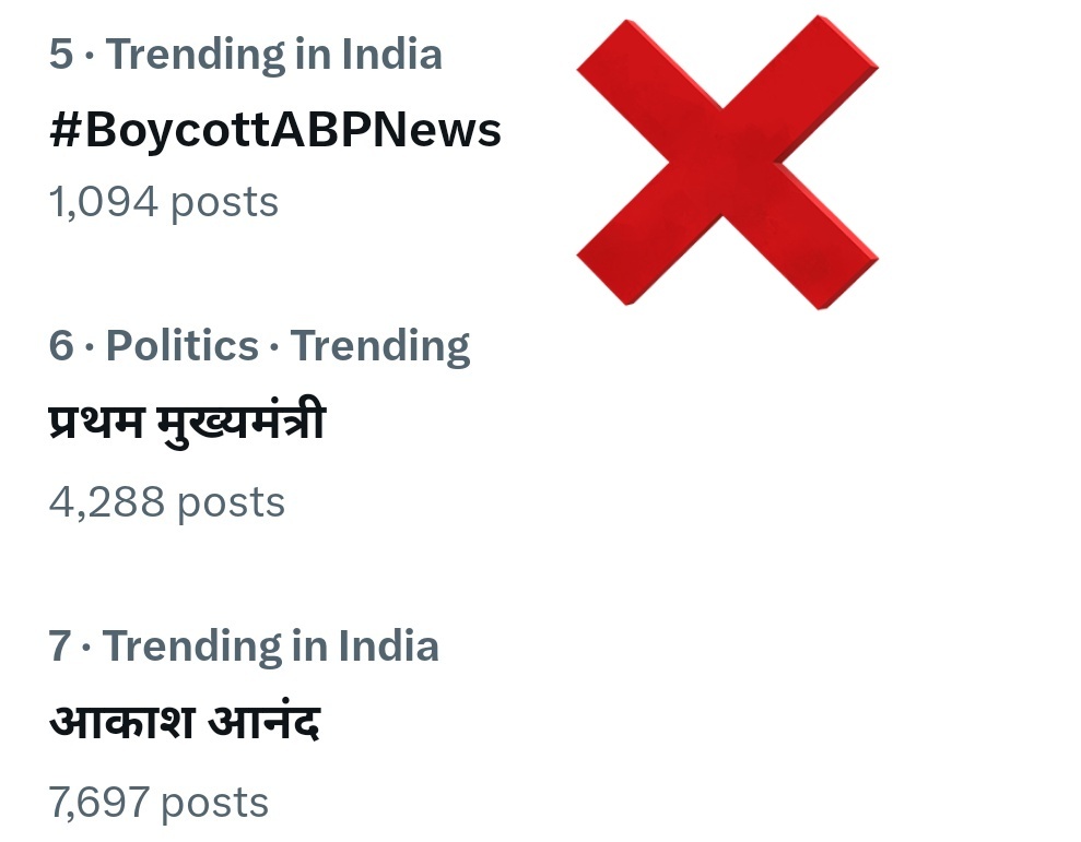 ब्राह्मण विरोधी न्यूज चैनल का बहिष्कार करो।

#BoycottABPNews
