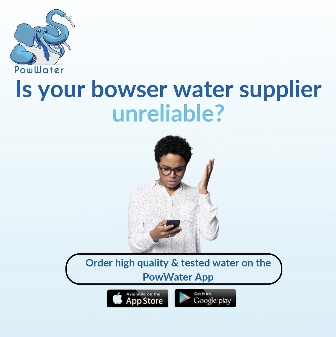 HeyPowwater's tweet image. Tired of unreliable suppliers?
Order high-quality water anytime with the PowWater App.

Reliable.  Affordable.  Hassle-free 

#waterdelivery #PowWater #Sustainableliving
