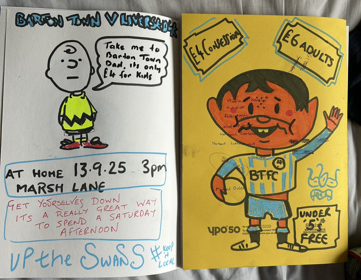 AaronCharles's tweet photo. This Saturday get yourselves down to support our and your towns team

It’s Barton Town v Liversedge 

Football at affordable prices and it’s decent too! 

Come down, and you’ll be hooked 

#keep it local https://t.co/UKFFxIgMfl