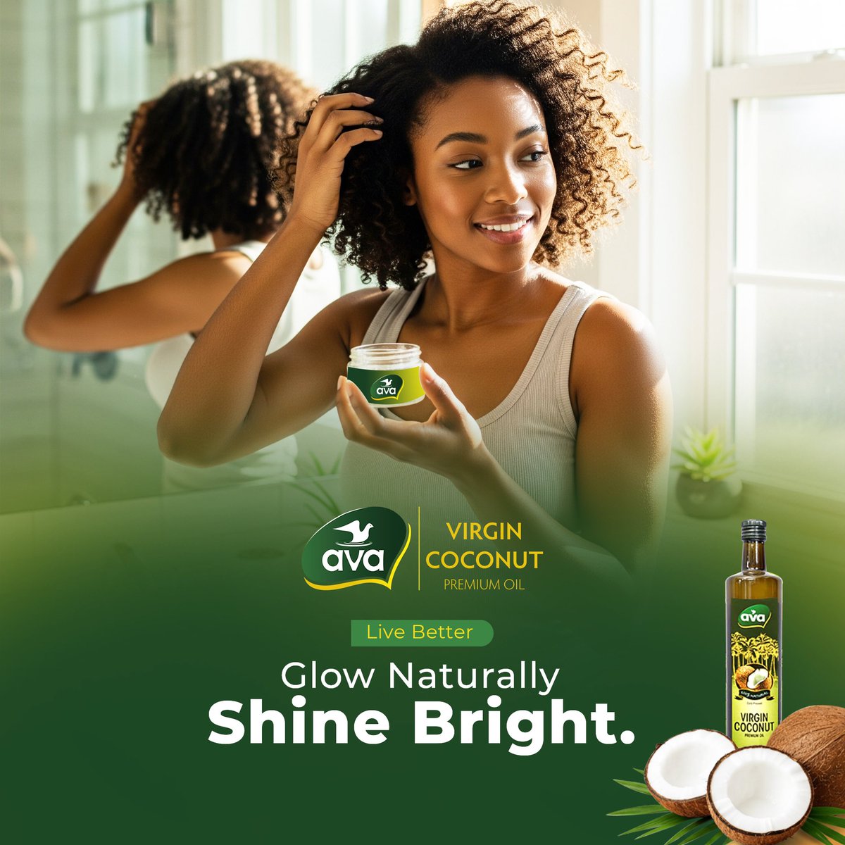 GKVFoods's tweet photo. Coconut oil deeply nourishes, moisturizes, and gives you that effortless glow. Your skin’s new BFF is right here. Ready for your glow-up?

Glow smart, glow natural get your coconut oil today!

 #NaturalGlow #SkincareRoutine #CoconutOilCare #GlowUp https://t.co/zW8R5eu3D4