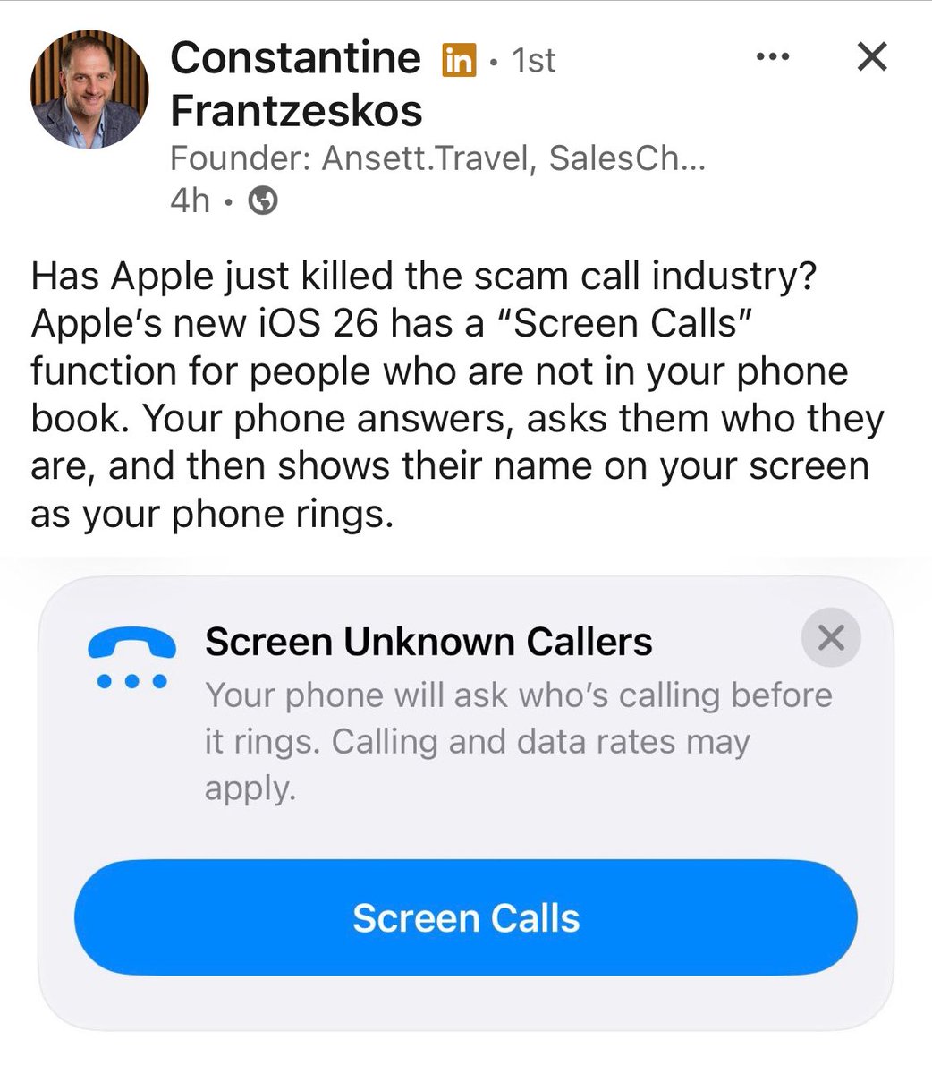 BrandDNA's tweet image. Best new iPhone feature ever. #spam