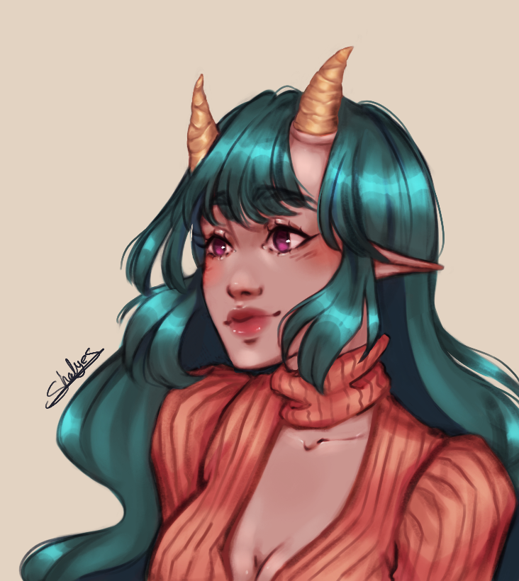 evamontesart's tweet photo. @dmpster_firre Droping my art here 🙌🏻 your art is soo pretty ❤️🥰 https://t.co/MZ9C5ldsFr