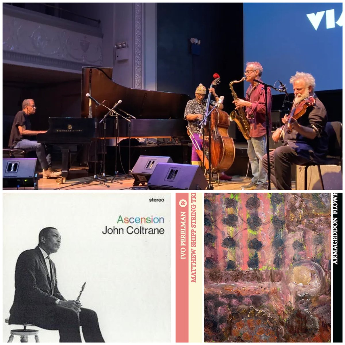 "Armageddon Flowers plays out as a cosmic quest, along the lines of John Coltrane's Ascension (Impulse, 1966). But it sounds as if it is closer to its goal than Coltrane was in 1966."
All About Jazz,  Dan McClenaghan
★★★★ Review:

"as revolutionary in this era as the Ornette