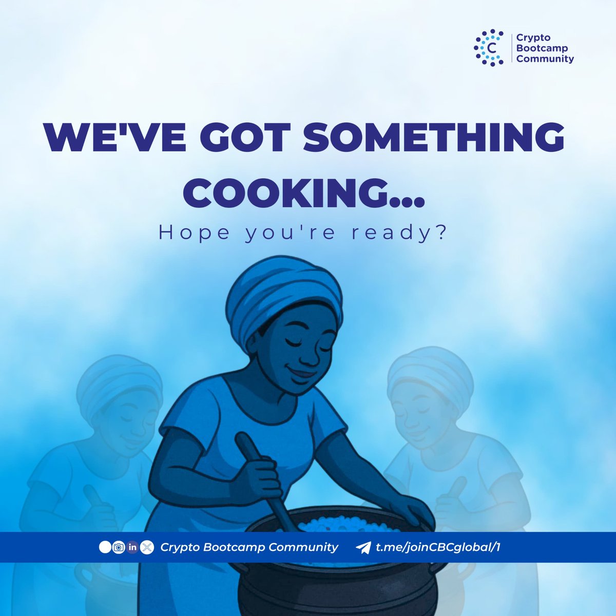 _CryptoBootcamp's tweet image. GM
We’re cooking something
It’s not jollof rice…but it’s a banger.
Can you guess what?