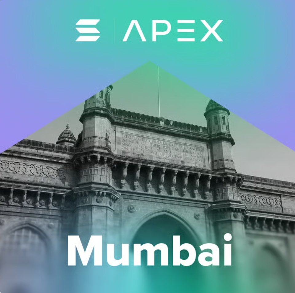 Solana APEX is calling 🔥
Thrilled to represent <a href="/SuperteamUK/">Superteam UK</a> and jam with my Solana fam in Aamchi Mumbai 💜