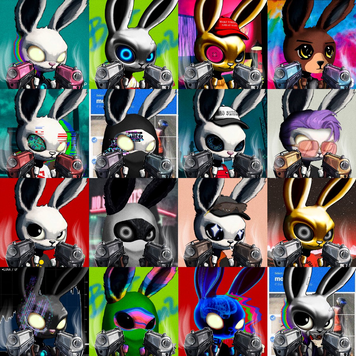 bad bunnz with double gunz