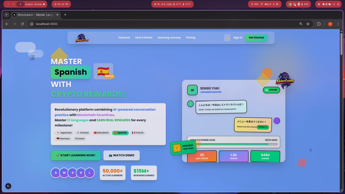 tushar1878926's tweet image. I'm now looking for feedback from you all:
💡What features do you think I should add next?
🔄 Is there any part of the experience that could be improved or optimized?
Your input would mean a lot 🙌 Drop your thoughts 👇