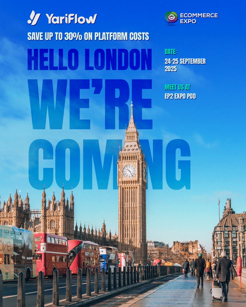 TheYariFlow's tweet image. On 24–25 September you can find us at #eCommerceExpo 2025 showing how ambitious brands scale subscriptions with Yari Flow.

👉 Want to see how to save up to 30% on platform fees?
Come by our stand at EP2 Expo Pod!

#ECE25 #eCommerceExpo #Shopify @yarilabs