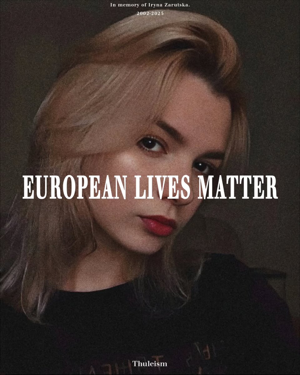 IN MEMORY OF IRYNA ZARUTSKA:
2002-2025