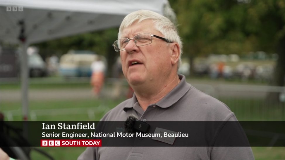 natlmotormuseum's tweet photo. Watch the BBC South Today coverage of the World Land Speed Sunbeam 1000hp rear engine start up on the @BBCiPlayer: https://t.co/2MdSEkdMfE #LandSpeed #Sunbeam1000hp @Beaulieu_Hants https://t.co/QV2jsh0nyn