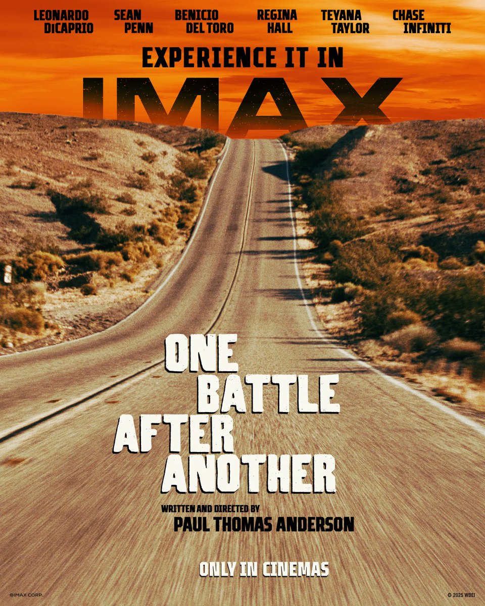 CinemasBroadway's tweet image. The battles keep coming, bigger and bolder than ever. #OneBattleAfterAnother hits cinemas September 26 - experience the epic scale in @IMAX.