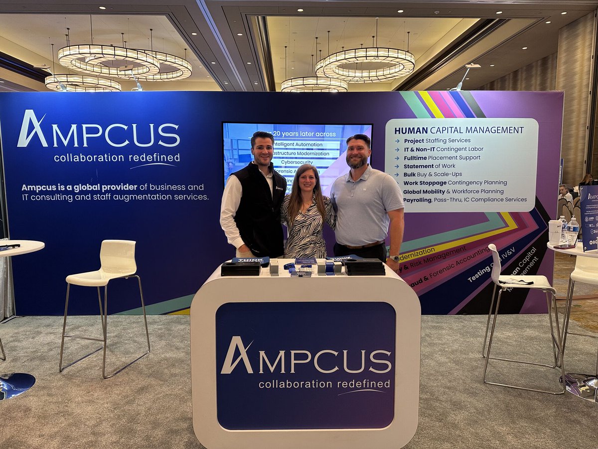 😎 Day 2 here at #CWS! The hot topic has been deploying AI. 

From hiring to development to delivery, the biggest need is around creating efficient tools that ↗️ augment the skill of the people building and evolving the ecosystem. 
 
Stop by Booth 410 and let's talk! 🙌