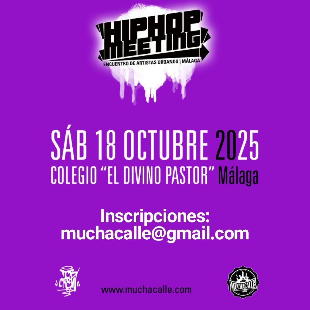 INSCRIPCIONES:
muchacalle@gmail.com