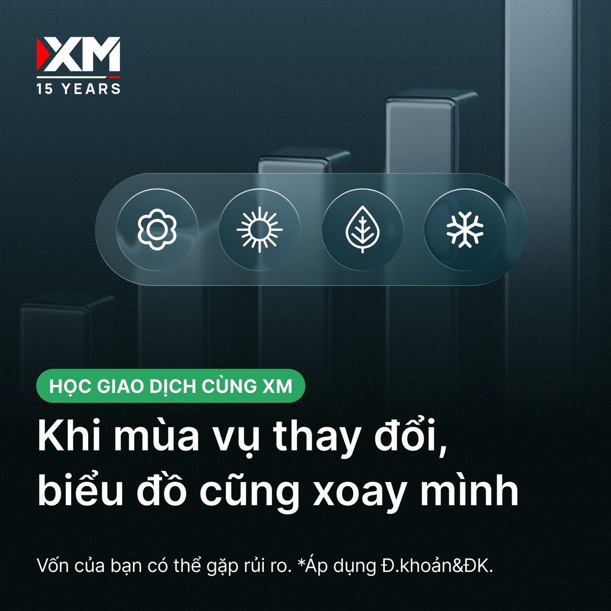 brokervietnam's tweet image. Mùa thay lá, thị trường thay đổi 🌾 

Level up mỗi ngày cùng XM - Ưu đãi lên đến 500 đô la khi đăng ký tại Broker Việt Nam ➡️ brokervietnam.org

#XM #XMVietnam #LearnWithXM #Commodities