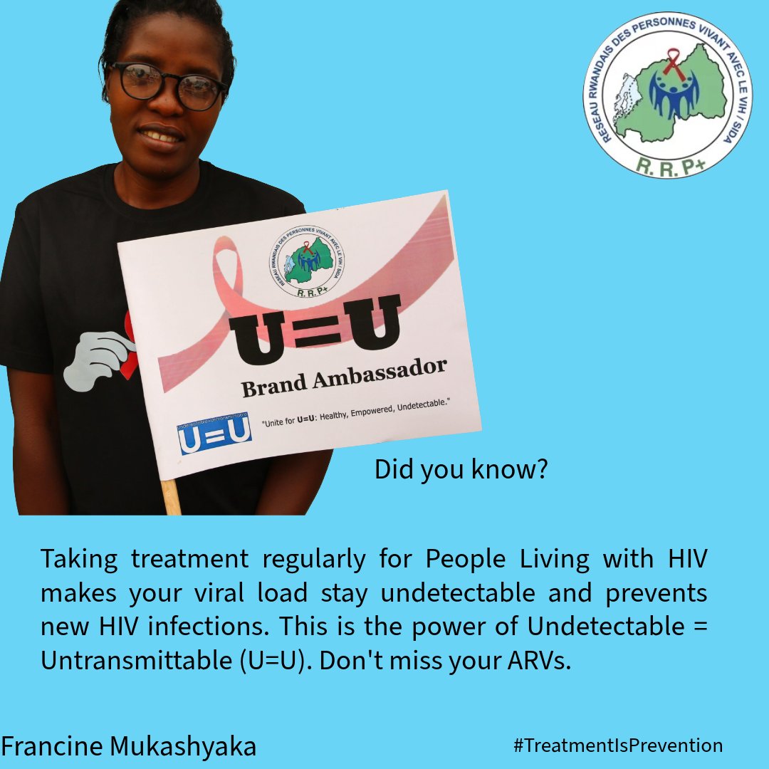 rrpplus's tweet photo. Every dose counts! Your daily pills = your daily power.
#UequalsU #AdherenceMatters #YouthVoices https://t.co/4BRlGU3ZVs