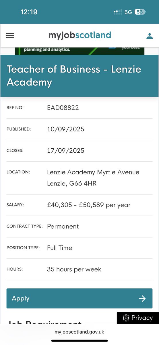 Lenzie BusEd tweet media