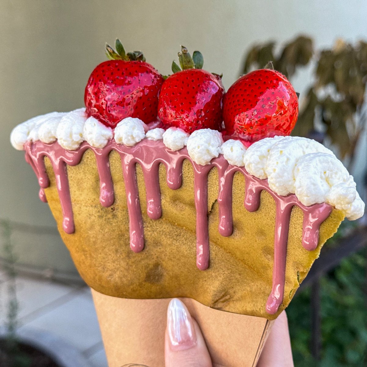 クレープとエスプレッソと】 @新宿（期間限定） 最高級抹茶を練り込ん