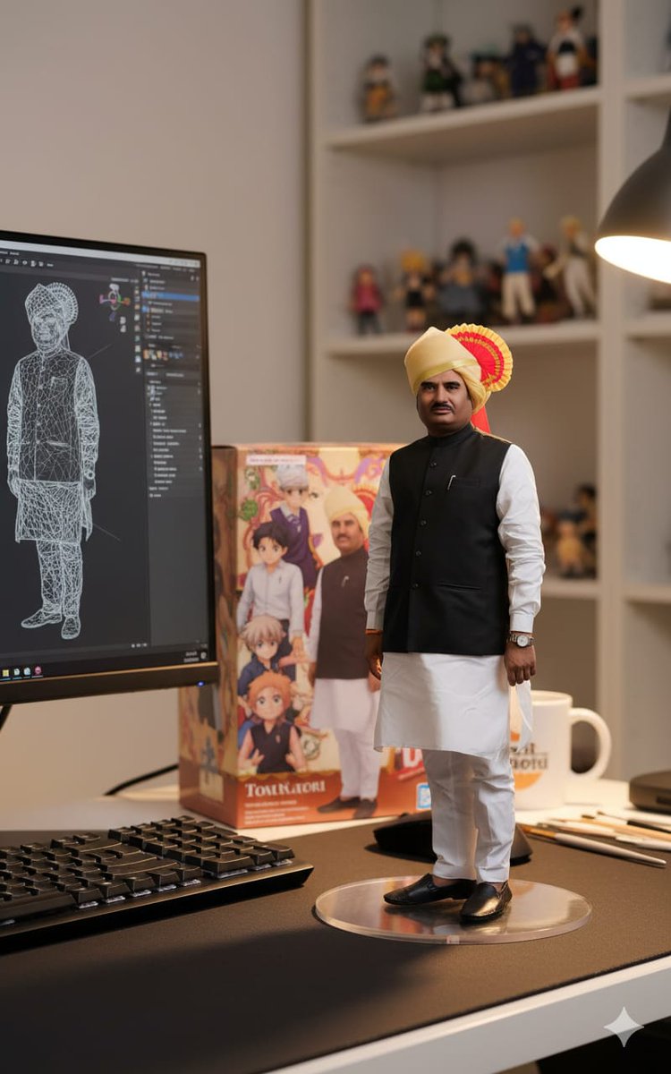 PratapraoPatilc's tweet image. अत्याधुनिक तंत्रज्ञानाच्या संगमातून तयार झालेलं हे 1/7 Scale Figure खरंच अद्वितीय आहे.
प्रत्येक रेषा, प्रत्येक डिटेल इतक्या कौशल्याने घडवलेला की तो जिवंत असल्याचा भास होतो.
#ArtOfCreation #ScaleFigure #InnovationInDesign #AI