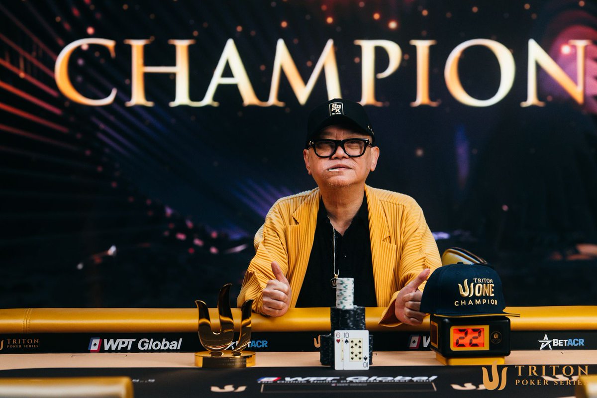 Triton SHR Jeju II 2025、初代チャンピオン誕生―リチャード・ヨンがショートデック制覇！

bluffcatch.com/jp/article/818

#poker #Pokernews #Triton #Jeju #SuperHighRoller #RichardYong #bluffcatch