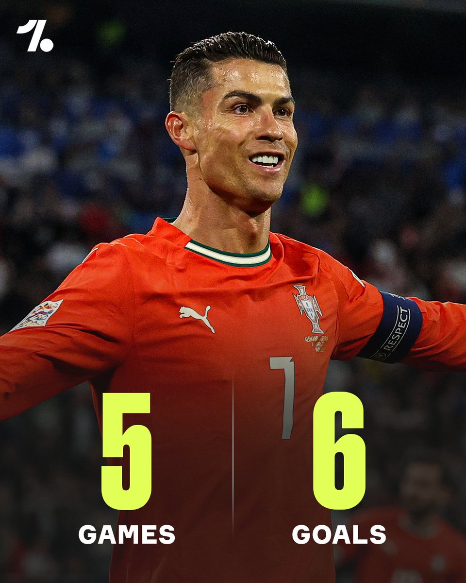 Cristiano Ronaldo is still a machine for Portugal, it doesn't matter that he's 40 😤🇵🇹
