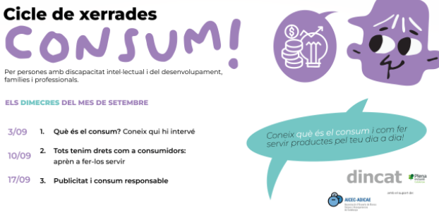 ⚖️ Tots tenim drets com a consumidors, però… els coneixes?
<a href="/AicecAdicae/">AICEC-ADICAE</a> i @_Dincat impartiran aquests taller on s’explicarà com identificar i exercir els teus drets.
📅 10 de setembre 
🕓 16 h
Més detalls n9.cl/6ufkpv Inscripcions n9.cl/767vl

<a href="/AicecAdicae/">AICEC-ADICAE</a>