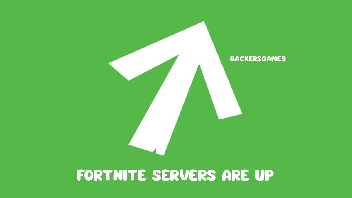 FORTNITE SERVERS UP ✅