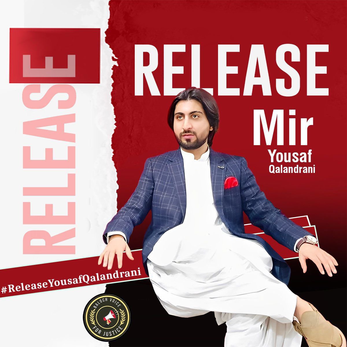 First his 3 brothers and 17 family members were abducted. Now him. Their only ‘crime’ is refusing to join the death squad. #ReleaseYousafQalandrani