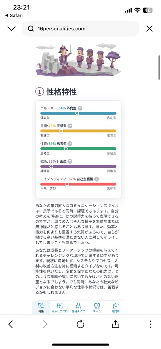 MBTIしたらこれだったんだけど🐹笑
(今更初めてやったなんて言えない←)