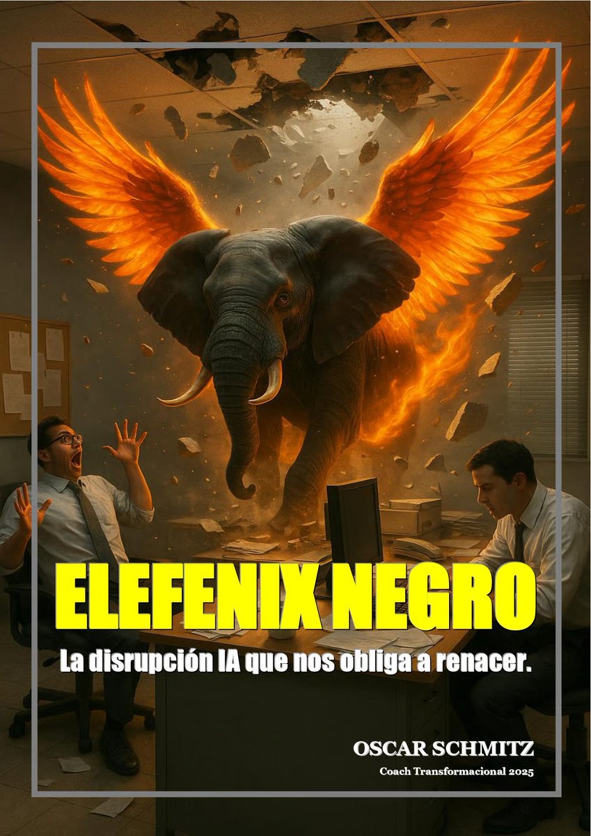 #Libro Elefénix Negro: La disrupción IA que nos obliga a renacer: La mayoría de las empresas no logra materializar un valor económico significativo con la IA. Se requiere una… martescoach.oscarschmitz.com/p/libro-elefen… #Libros #InteligenciaArtificial #CisneNegro #ElefanteEnLaHabitación #AveFénix
