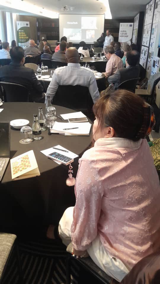 Programme Officer Azuure Stanislaus is in Cape Town 🇿🇦 at the UNDP-AFCIA Global Closure Workshop, joining 44 CSOs/NGOs to showcase 5 years of grassroots climate innovation and chart the way forward for resilient communities. #ClimateAction
<a href="/UNDPClimate/">UNDP Climate</a> 
<a href="/UNDPGhana/">UNDP Ghana</a>